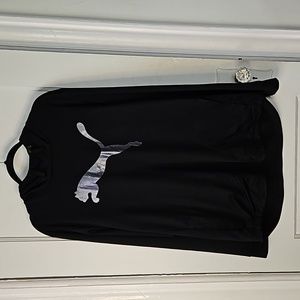 Men's Puma Dry Cell Black Hoodie- L